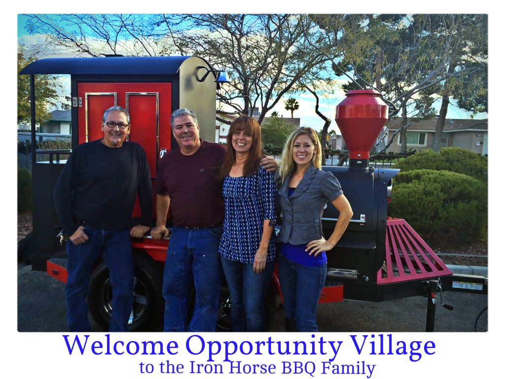 Iron Horse BBQ Grill welcomes Opportunity Village to the Family!