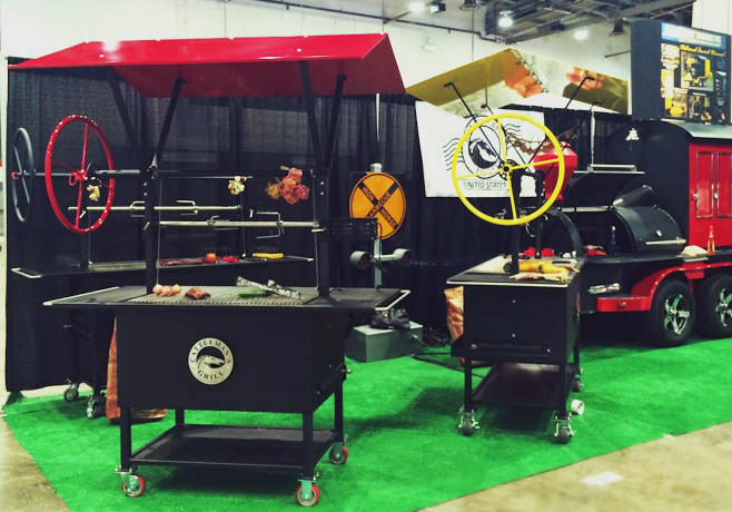Iron Horse BBQ Grills being displayed at Catersource
