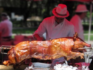Deliciously Smoked Pig Roasted